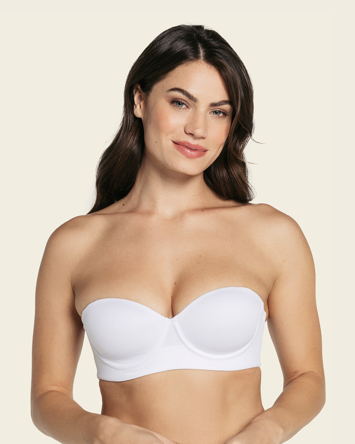  Slimming Strapless Underwire Bra