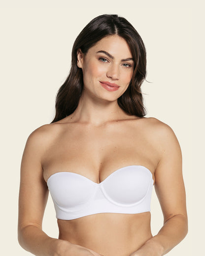  Slimming Strapless Underwire Bra