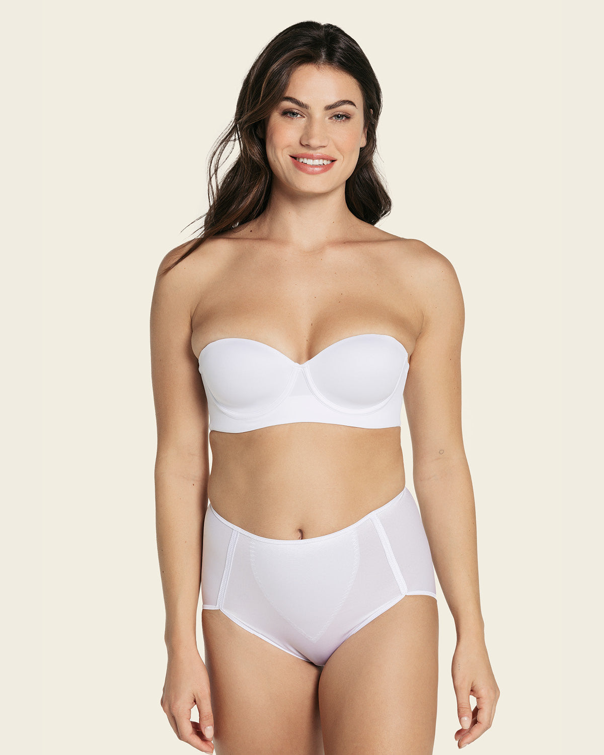  Slimming Strapless Underwire Bra