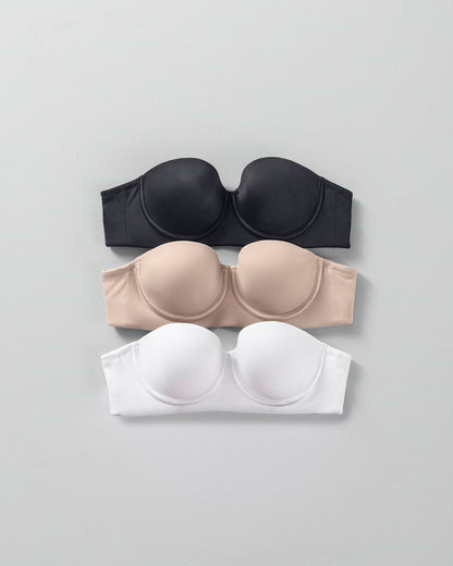 Slimming Strapless Underwire Bra