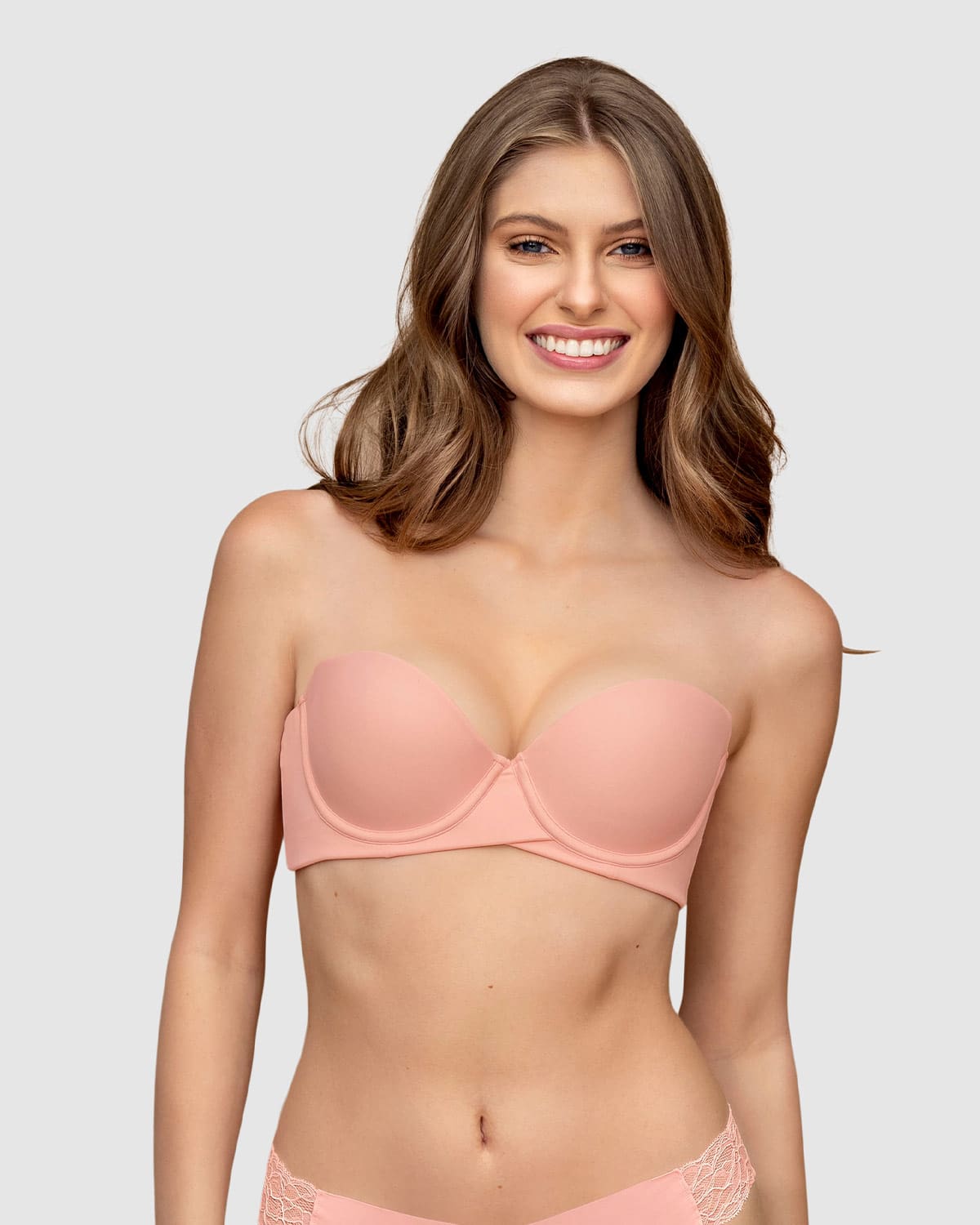  Extreme Push Up Strapless Bra Add 2 Sizes