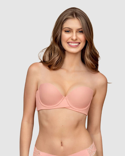  Extreme Push Up Strapless Bra Add 2 Sizes