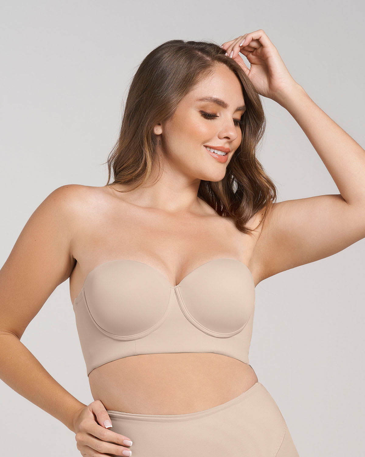  Bra 360: Strapless Longline Contouring Bra
