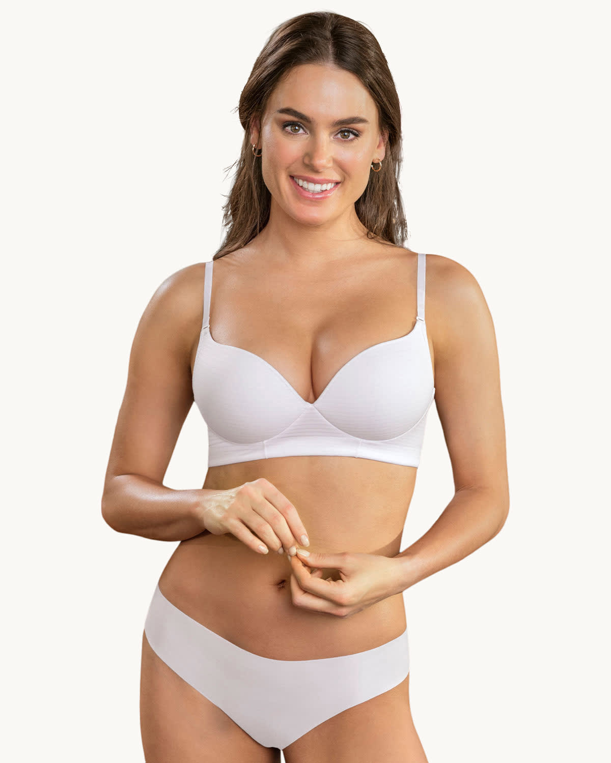  Super Wireless Double Push Up Bra
