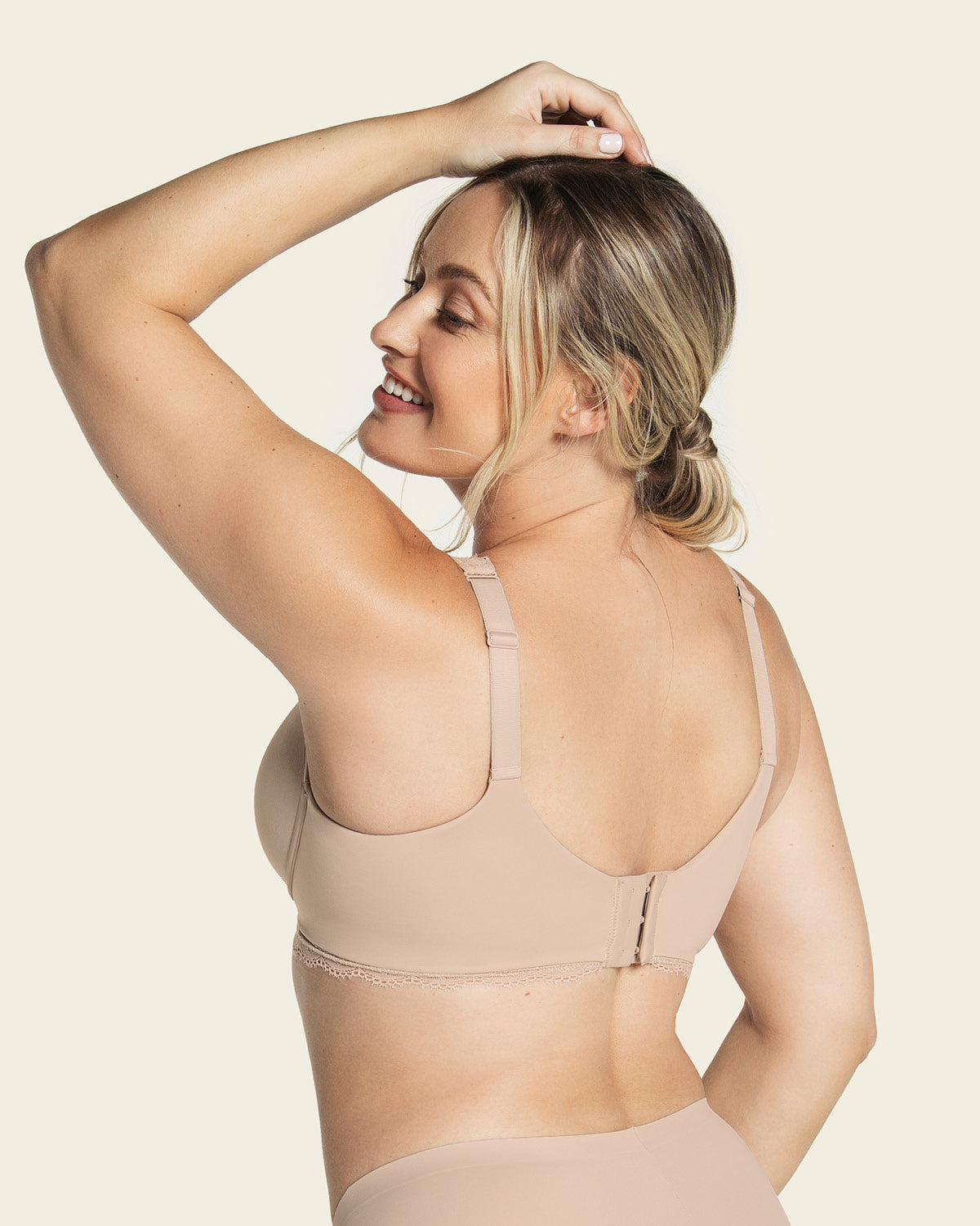  Deep Coverage Soft Lightly-lined Lace Underwire Bra