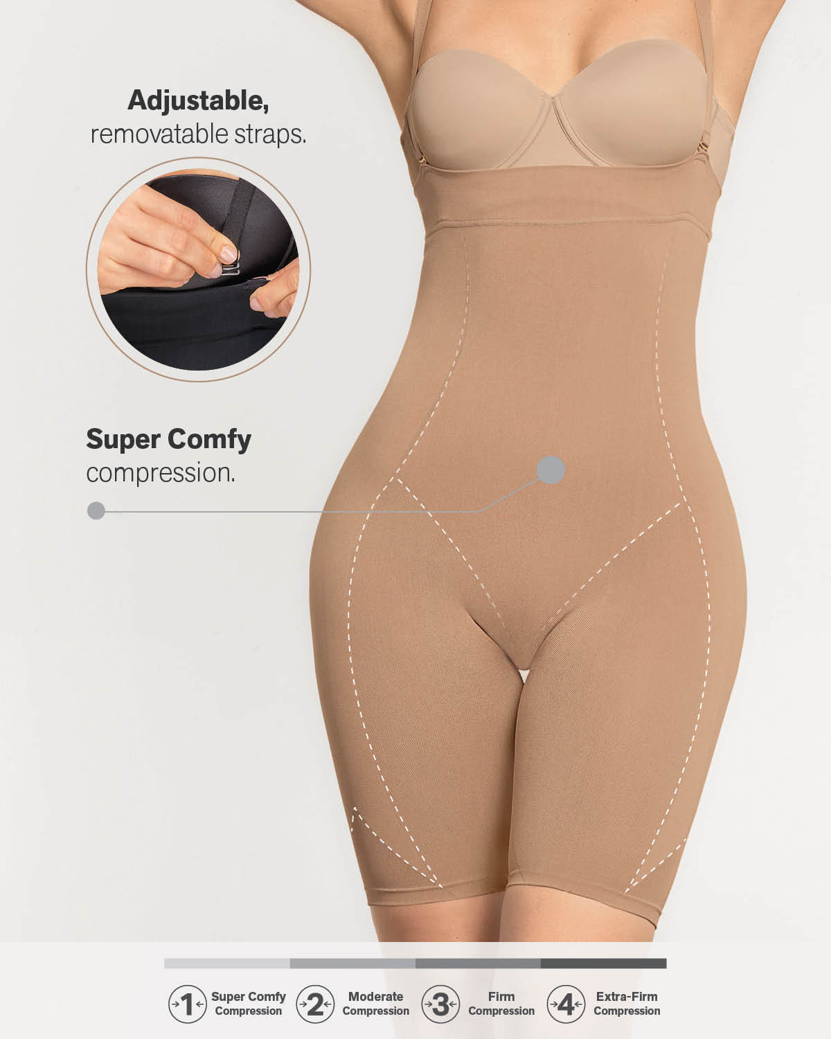  Invisible Extra High-Waisted Shaper Short