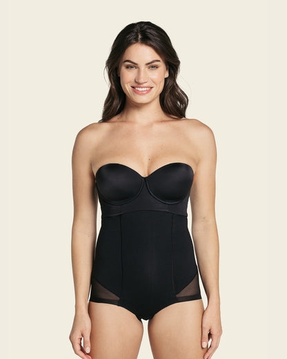  Extra High-Waisted Sheer Bottom Sculpting Shaper Knicker
