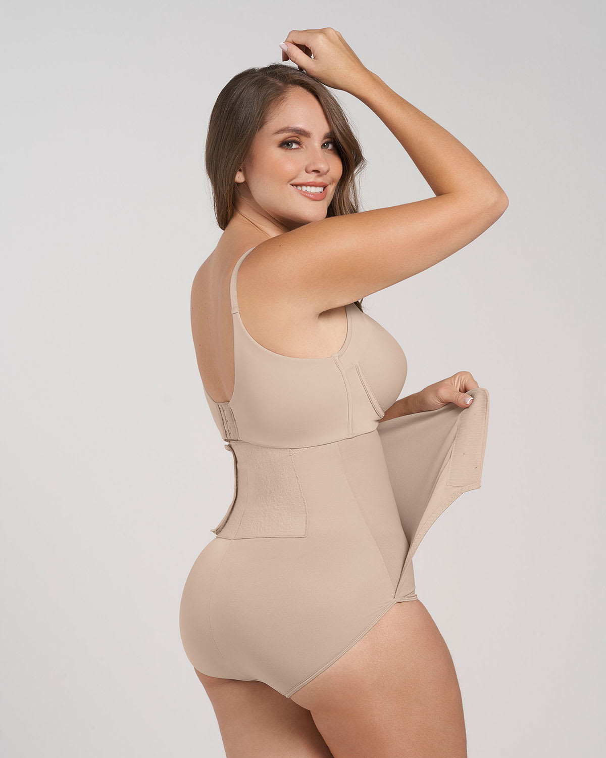  High-Waisted Firm Compression Postpartum Knicker With Adjustable Belly Wrap
