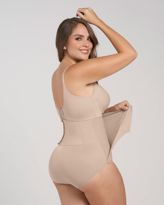  High-Waisted Firm Compression Postpartum Knicker With Adjustable Belly Wrap