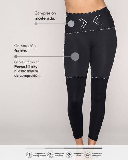  Sculpting Shaper Legging With Butt-Lifting Inner Short