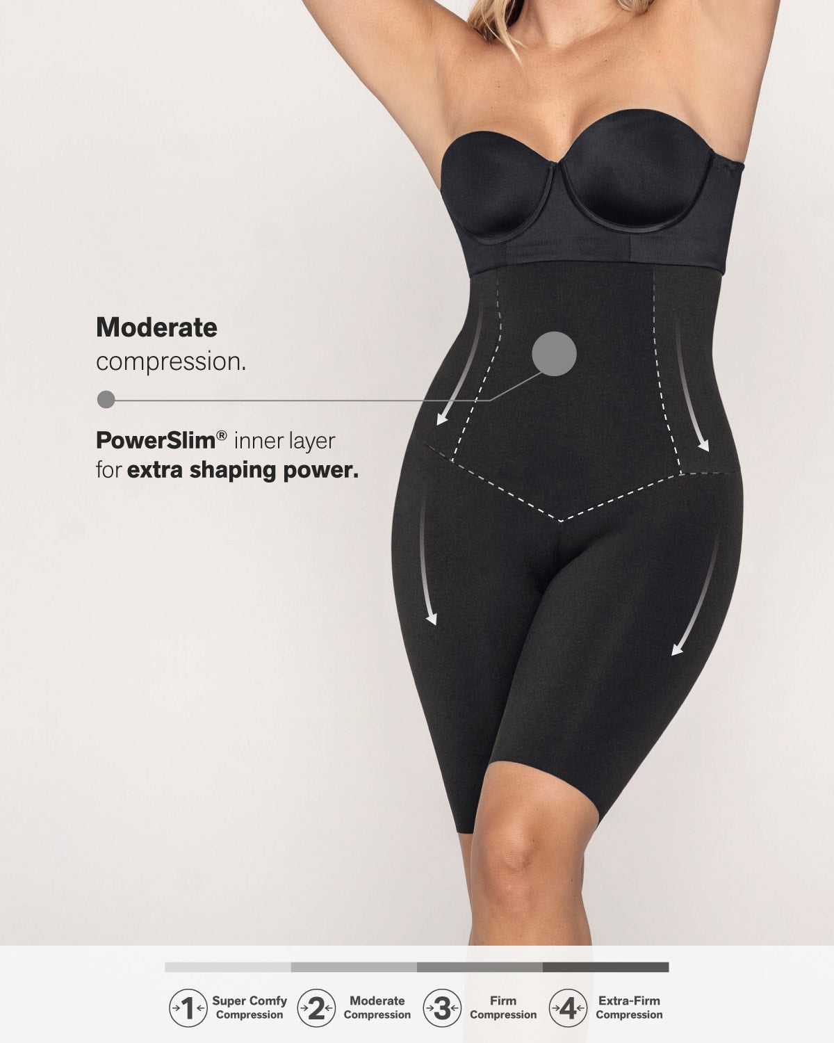  Extra High Waisted Firm Shaper Short