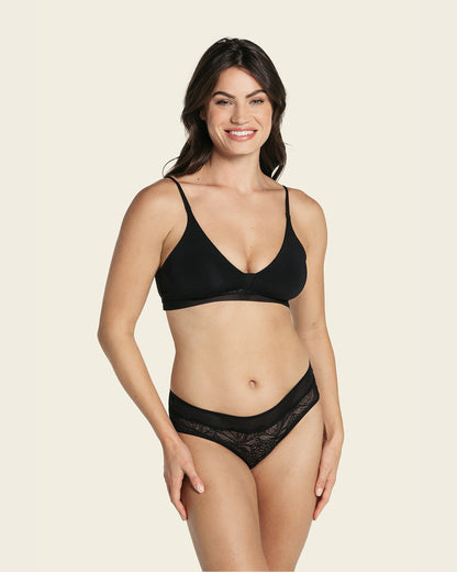  Scalloped Lace Cheeky Hiphugger Knicker
