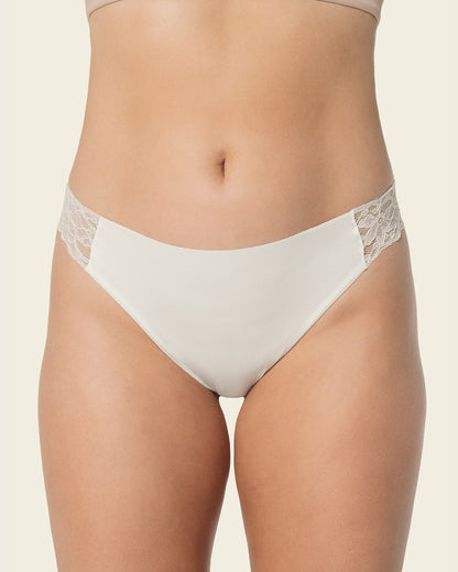  Lace Side Seamless String Knicker