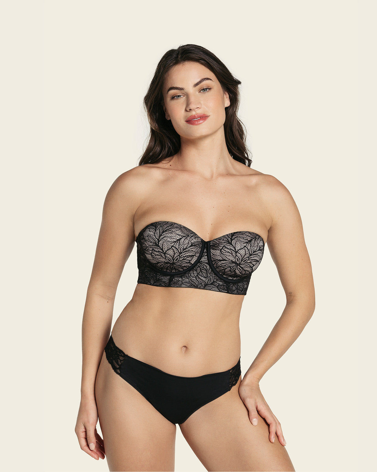  Lace Side Seamless String Knicker