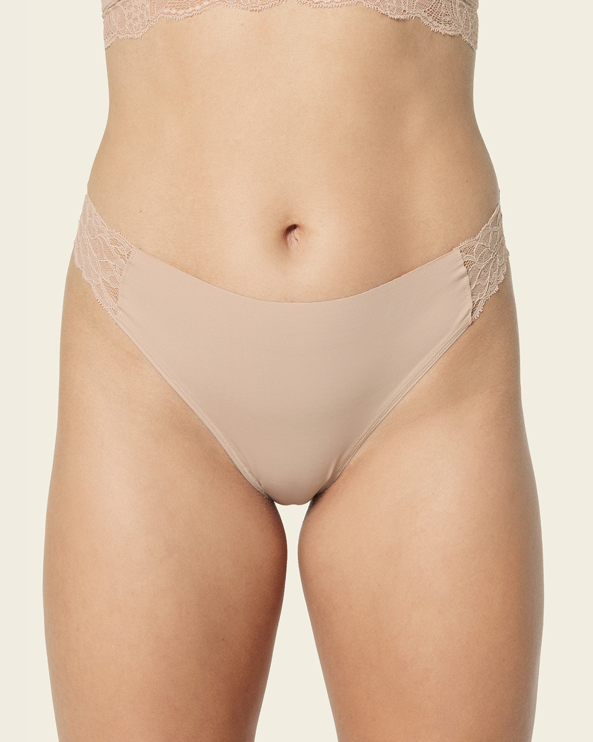  Lace Side Seamless String Knicker