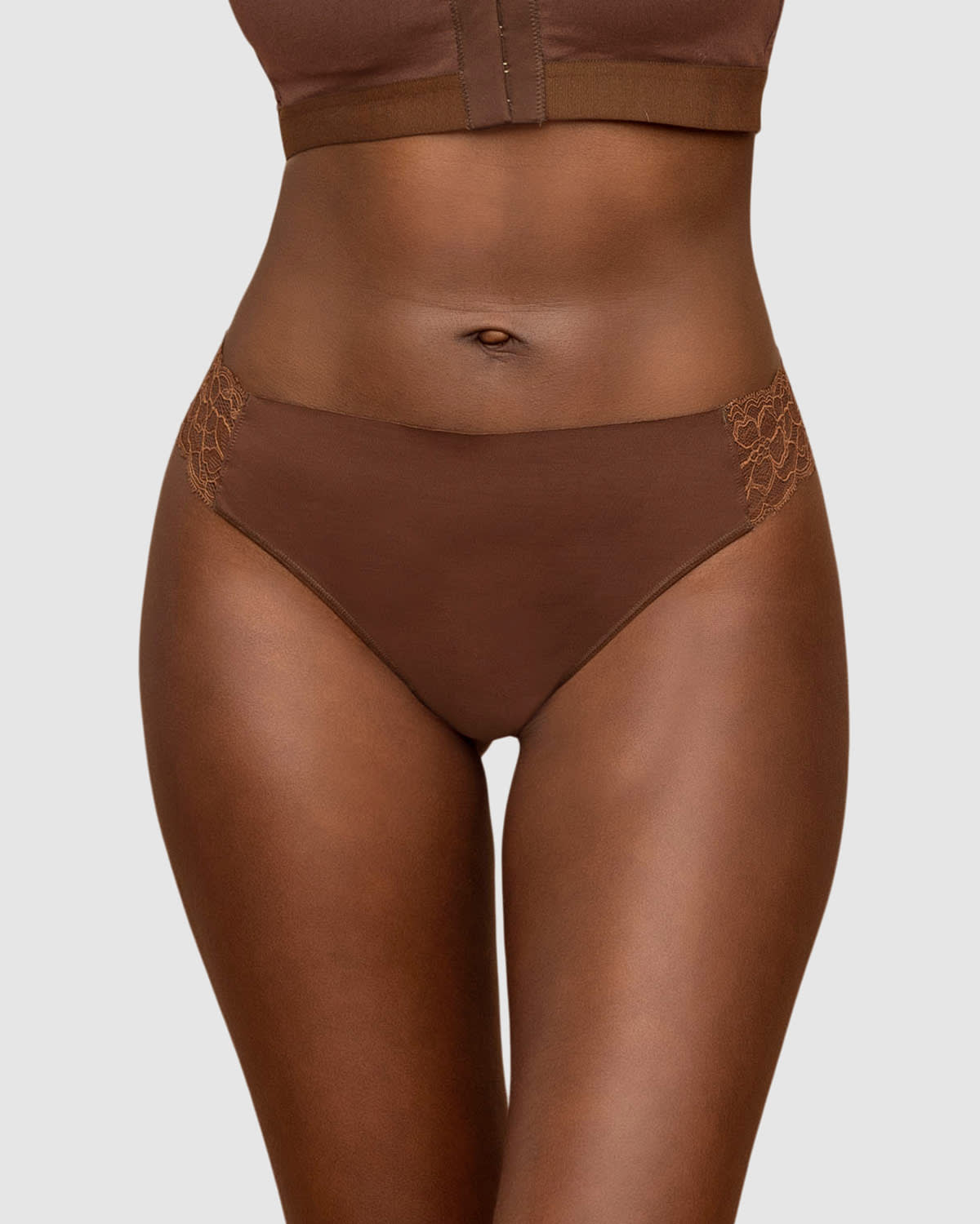 Lace Side Seamless String Knicker