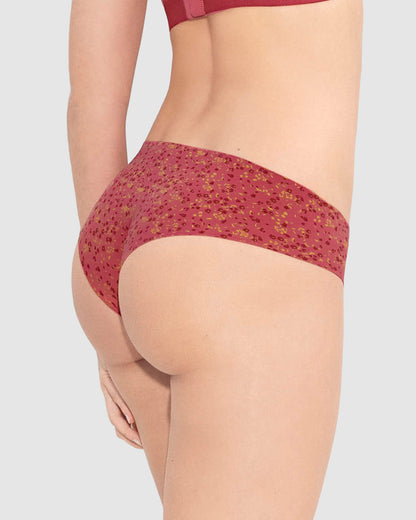  Seamless Hipster Knicker With Decorative Contrast Stitching
