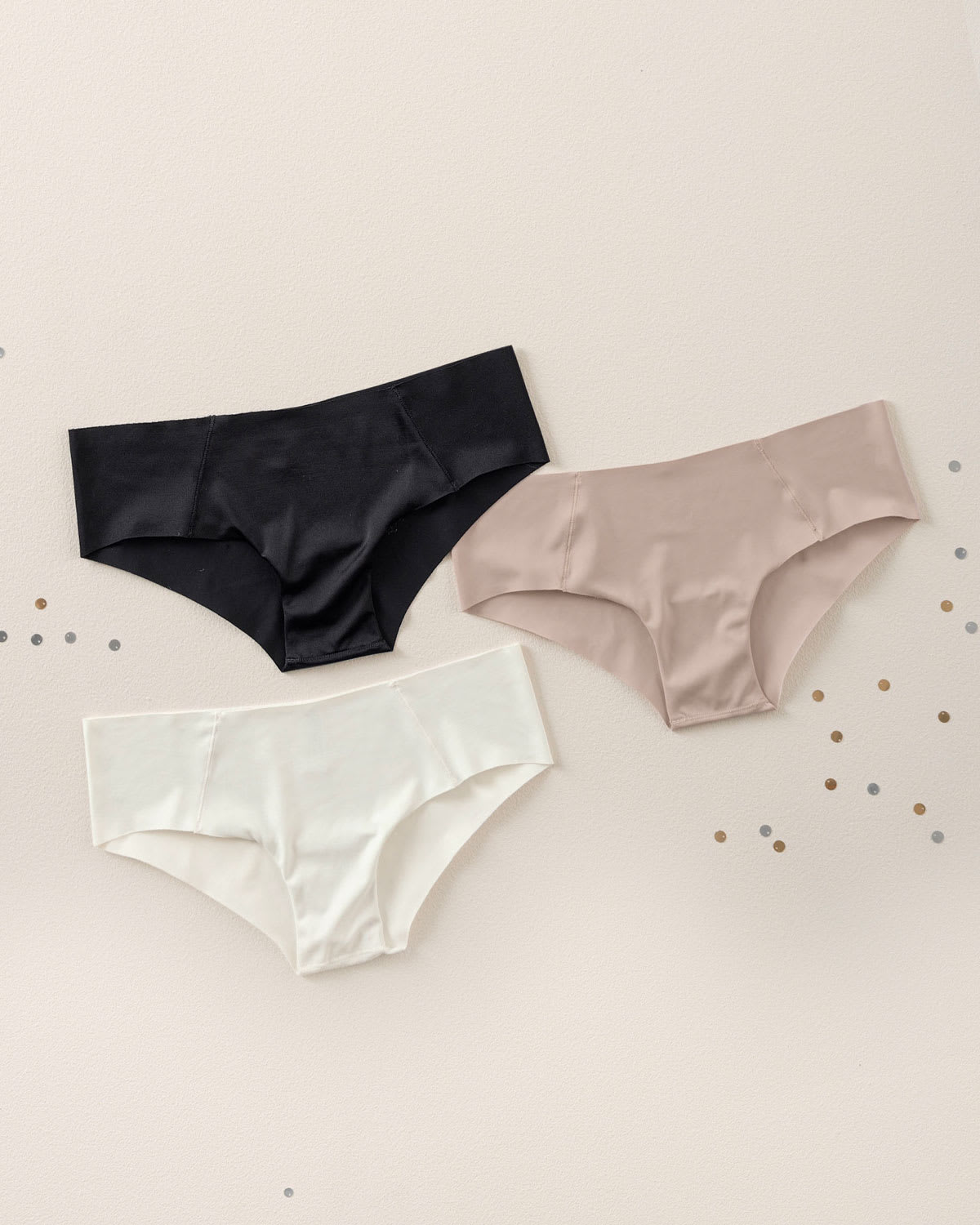  Seamless Hipster Knicker With Decorative Contrast Stitching
