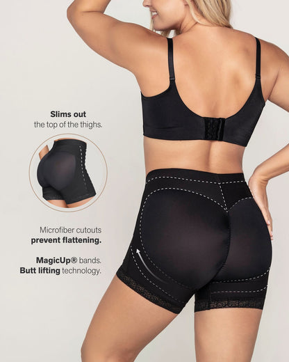  Mid-Rise Sculpting Butt Lifter Shaper Short
