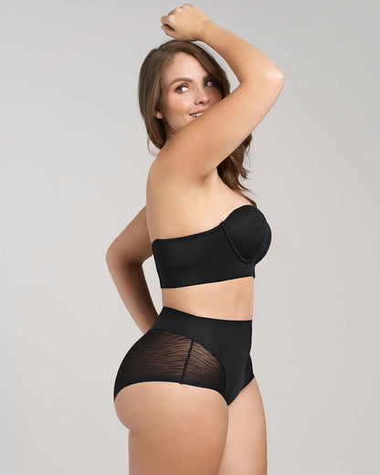  High-Waisted Sheer Lace Shaperknicker