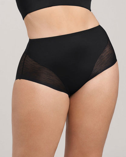  High-Waisted Sheer Lace Shaperknicker