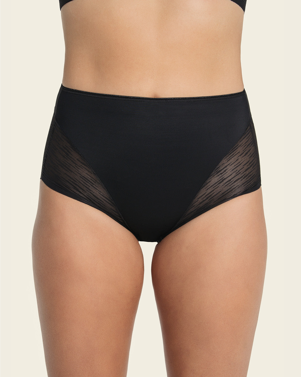  High-Waisted Sheer Lace Shaperknicker