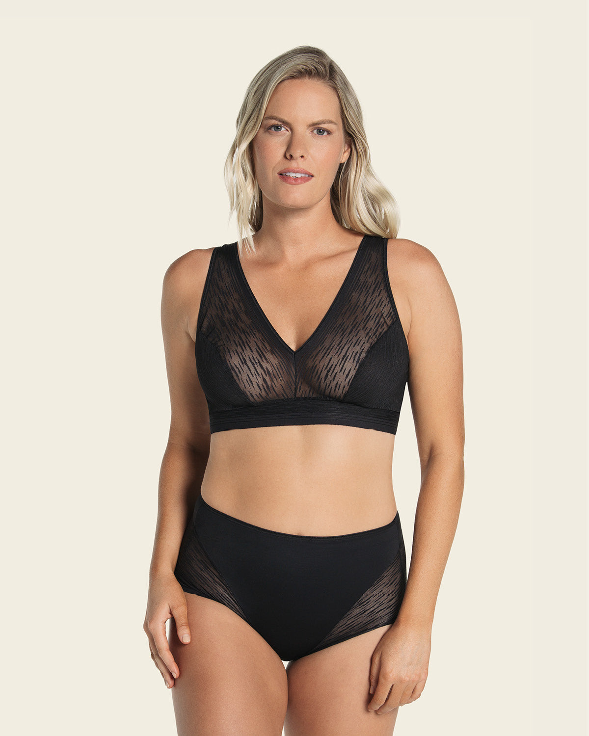  High-Waisted Sheer Lace Shaperknicker