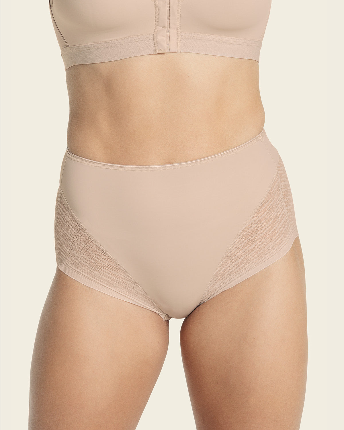  High-Waisted Sheer Lace Shaperknicker