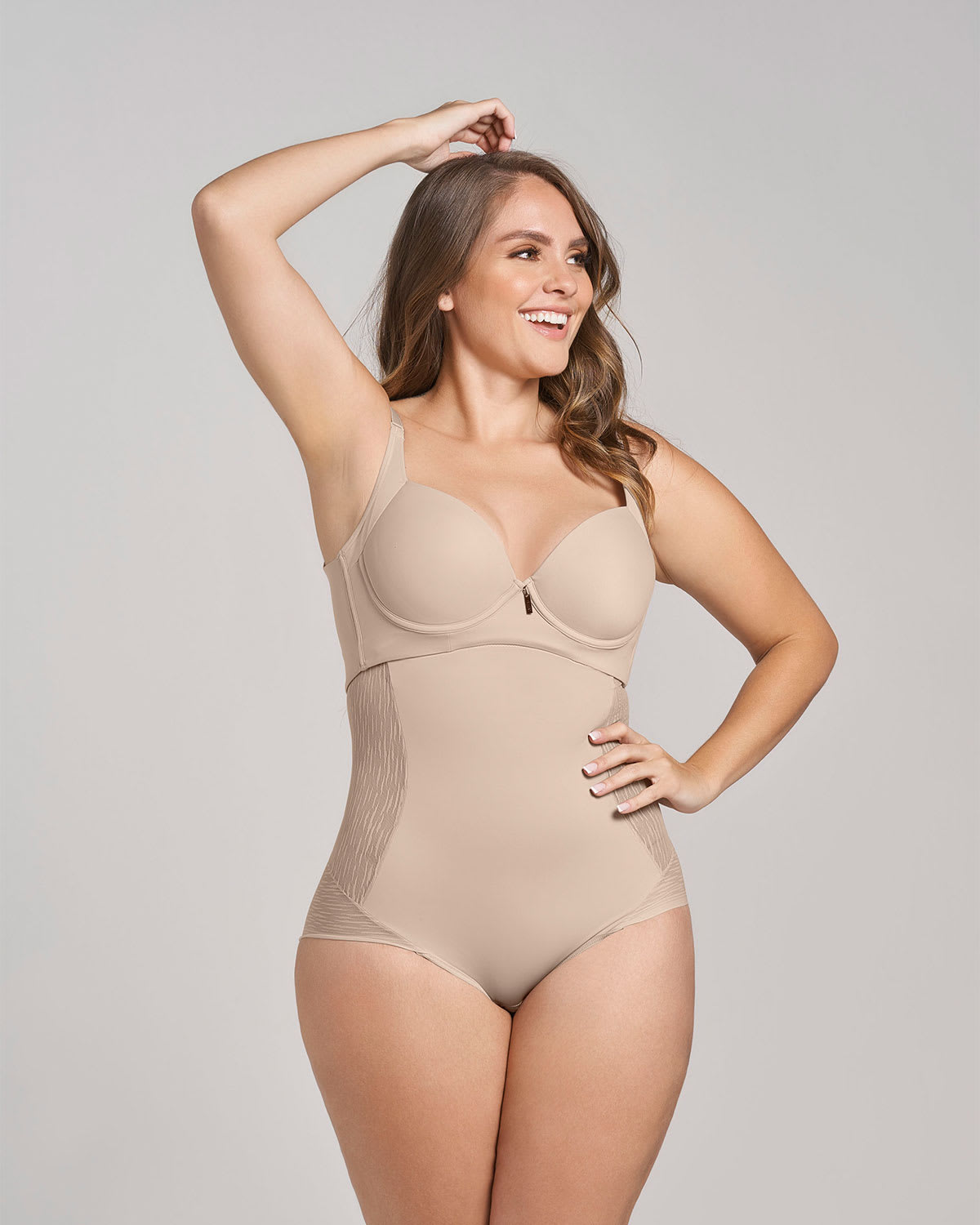  High-Waisted Tulle-Lined Shapewear Knicker Mild Tummy Control