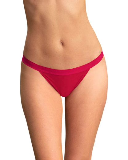  Mid-Rise Tulle Tanga Knicker