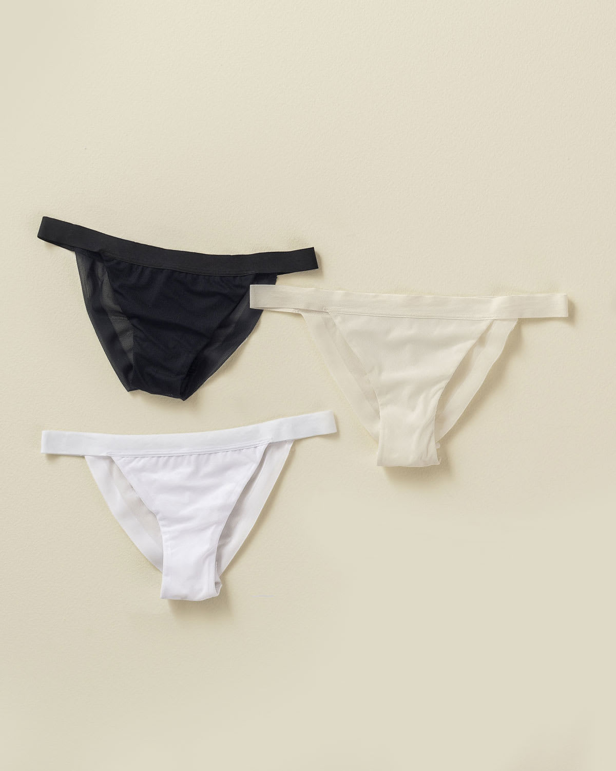  Mid-Rise Tulle Tanga Knicker