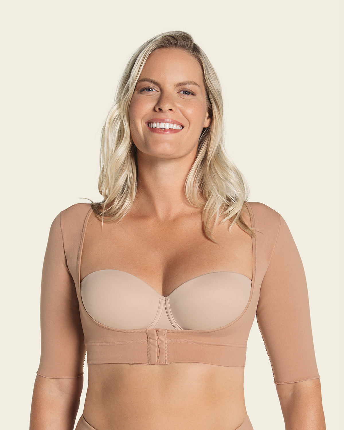  Seamless Upper Arm Shaper Slimming Compression Vest With Posture Corrector