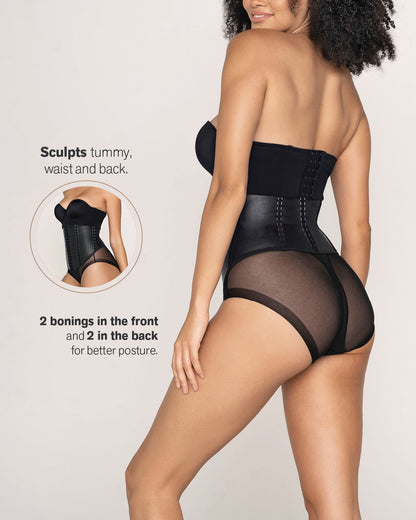  Latex Waist Trainer With Extra-Firm Compression