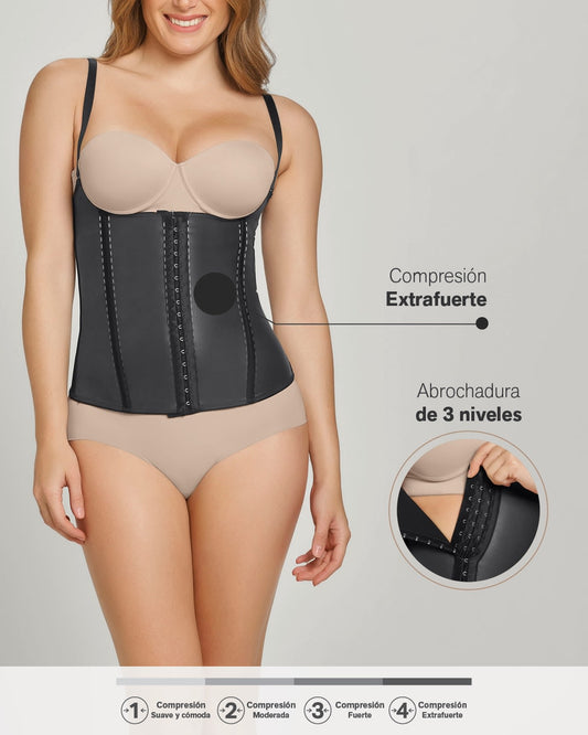  Latex Waist Trainer Vest With Extra-Firm Compression