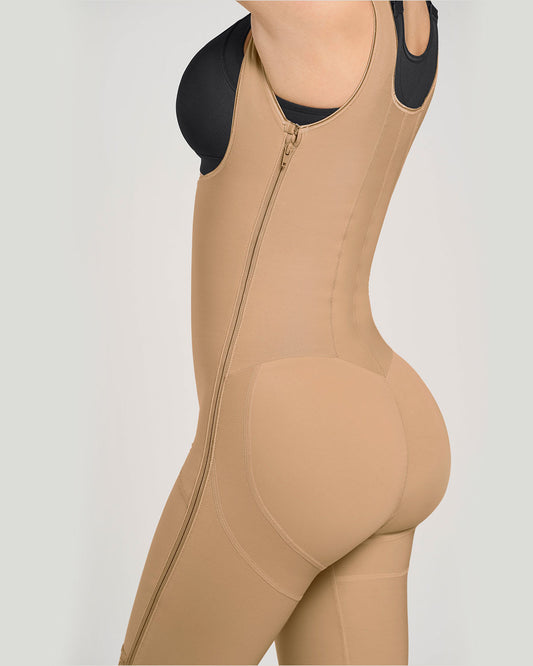  Torso-to-Thigh Firm Body Shaper (Side Zippers)
