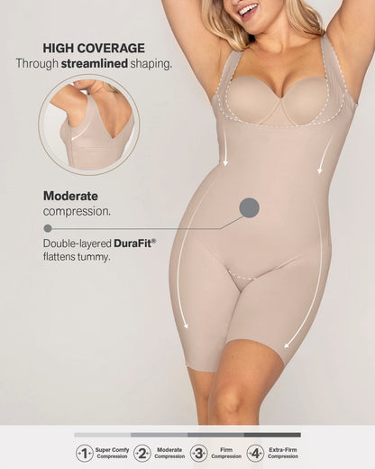 Undetectable Step-In Mid-Thigh Body Shaper