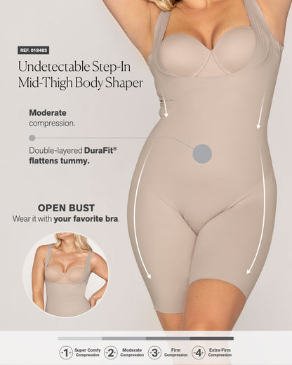  Undetectable Step-In Mid-Thigh Body Shaper