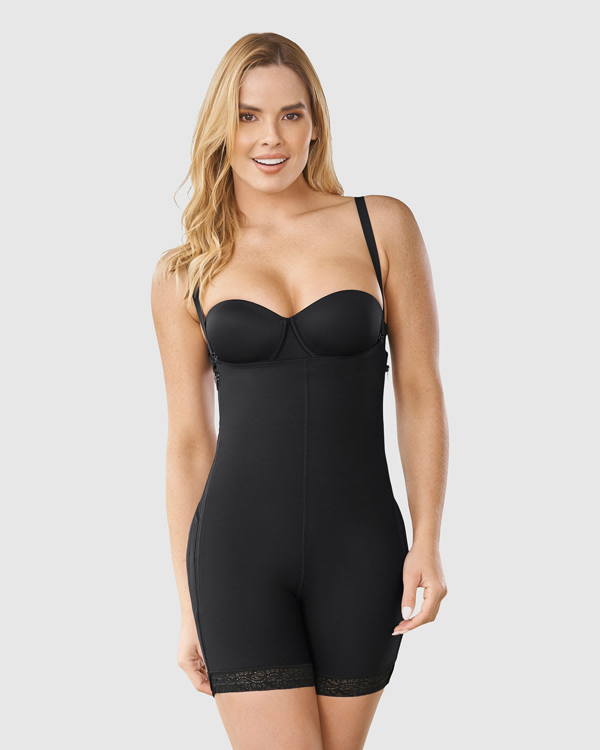  Double Take Open Bust Firm Compression Post-Surgical Body Shaper