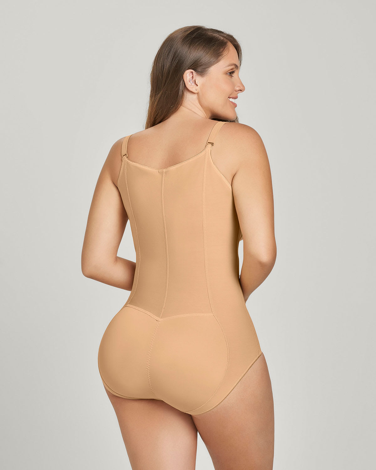  Post-Surgical Firm Body Shaper Diagonal Hook-and-Eye