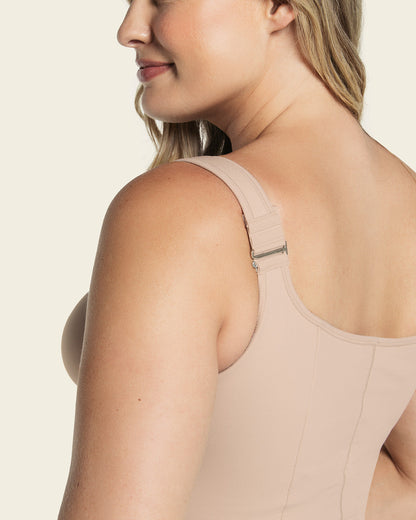  Sculpting Body Shaper With Built-In Back Support Bra
