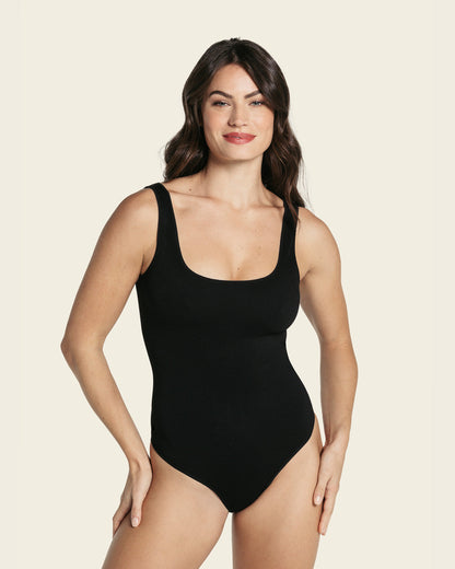  Thong Bottom Light Control Step-in Bodysuit