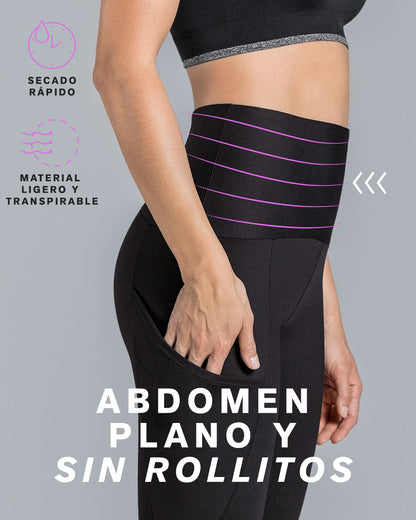  High-Waisted Side Pocket Shaper Legging
