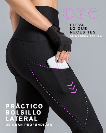  High-Waisted Side Pocket Shaper Legging