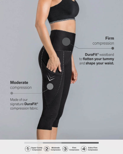  High-Waisted Side Pocket Shaper Legging