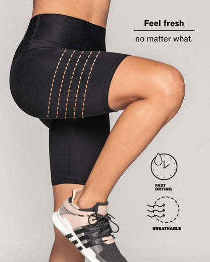  High-Waisted Knee-Length Shaper Bike Short ActiveLife