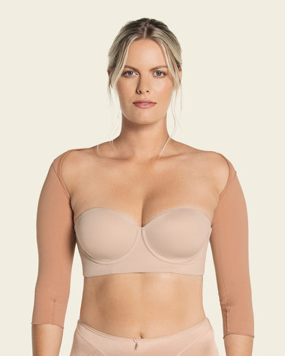  Post-surgical ¾ Sleeve Arm Shaper With Back Closure