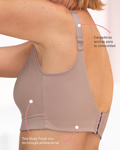  Pocketed Mastectomy Bra Wireless Lace Removable Padding