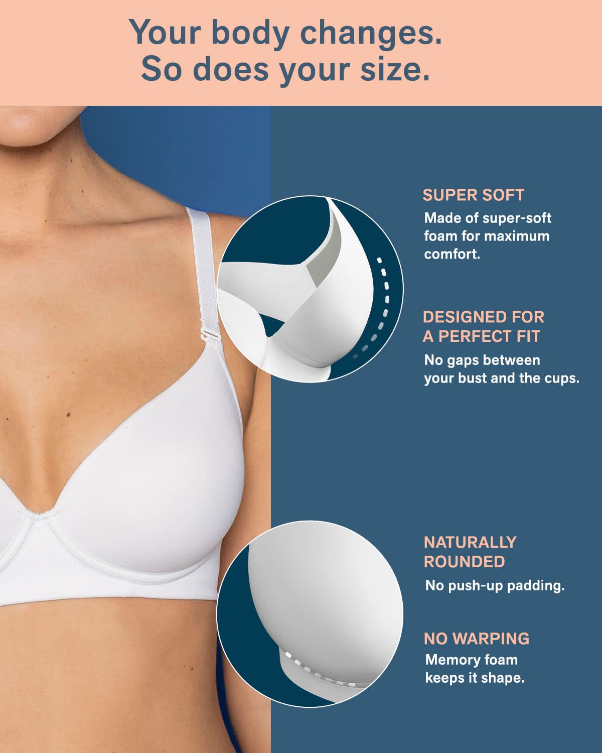  The Multisize Bra: Features An Adjustable Back
