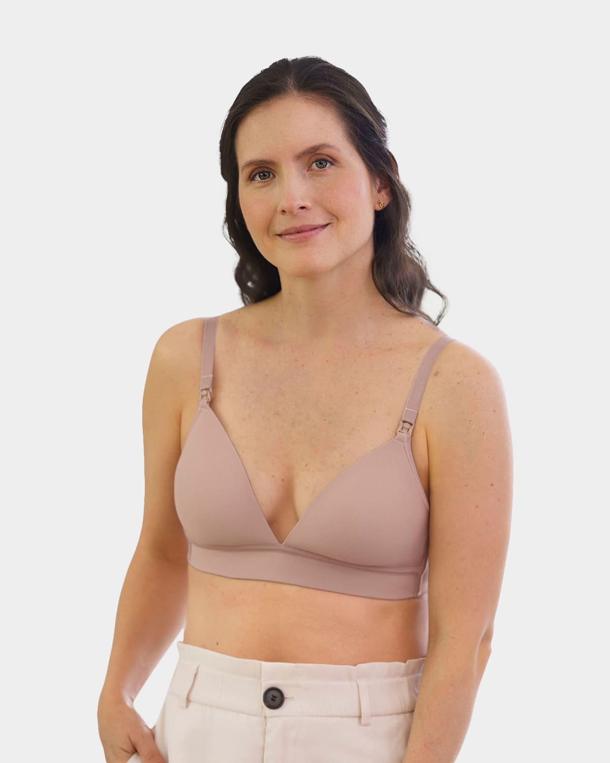  Nursing Bra With Antibacterial Technology & Accessory To Detach Cups