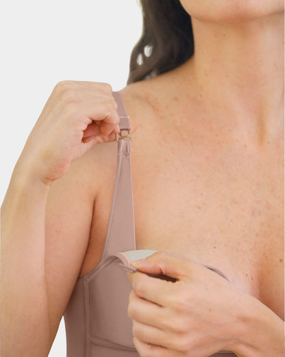 Nursing Bra With Antibacterial Technology & Accessory To Detach Cups